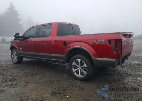2017 Ford F150 Supercrew из США, поврежденный, VIN 1FTFW1EG8HFC52639